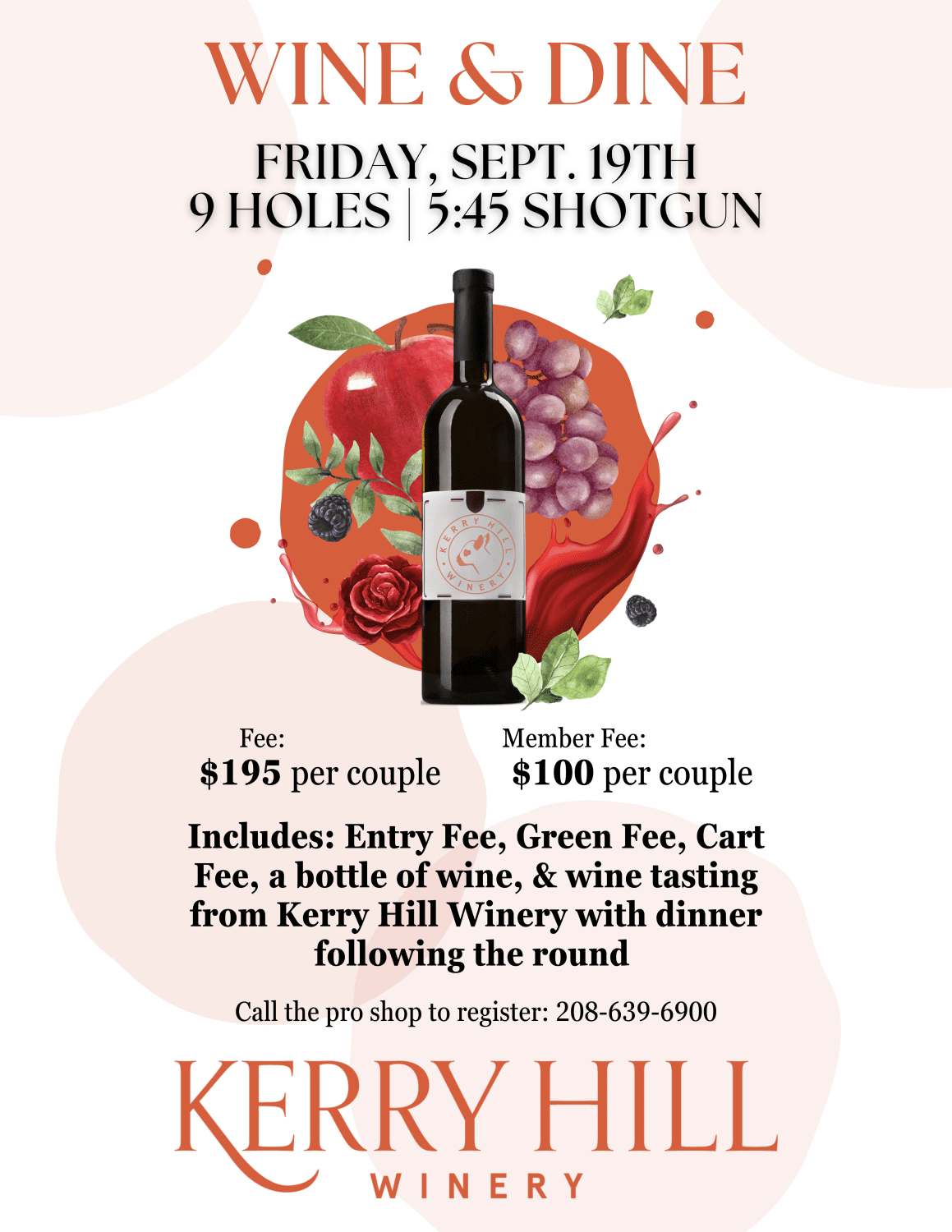 Wine & Dine Golf Date Night Event At TimberStone Golf Course