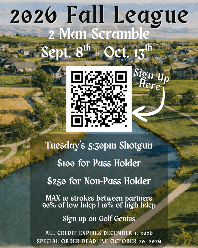 TimberStone Golf Course Mens Fall League